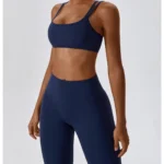 Aeroflex Sculptfit Yoga Set 1 Bra Trousers Badge Blue 1