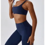 Aeroflex Sculptfit Yoga Set 1 Bra Trousers Badge Blue 3