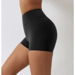 High Rise Seamless Compression Shorts Advance Black 3