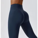 Quick Dry Hip Lifting High Waist Yoga Pants Badge Blue 7