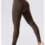 Seamless High Waist Sports Leggings Coffee 7