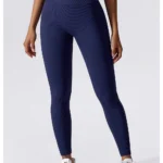 Seamless High Waist Sports Leggings Dark Blue 4