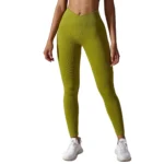 Seamless High Waist Sports Leggings Green 2