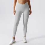 Seamless High Waist Sports Leggings Grey 1