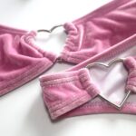 Halterneck Pink Bikini Set