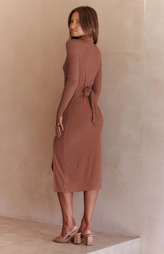 Knit Collar Dress