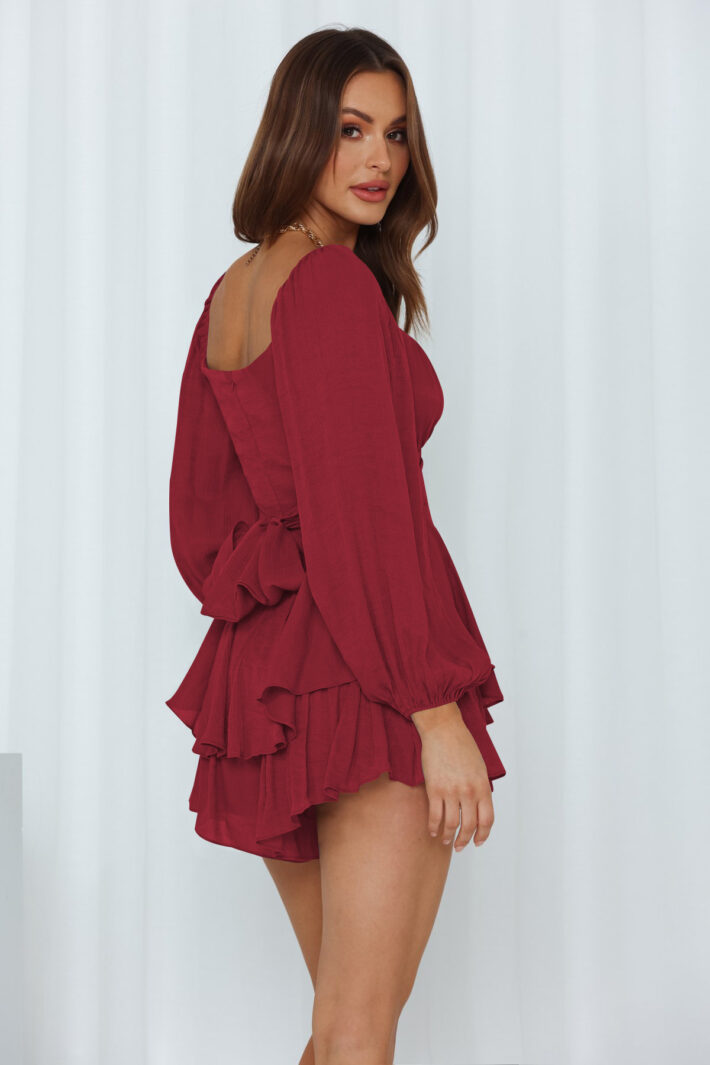 Ruffle Layered Dress