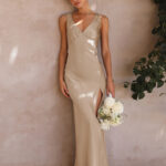 V-Neck Bridesmaid Dress