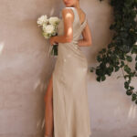 V-Neck Bridesmaid Dress