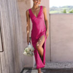 V-Neck Bridesmaid Dress