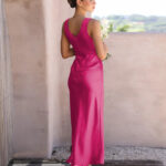 V-Neck Bridesmaid Dress