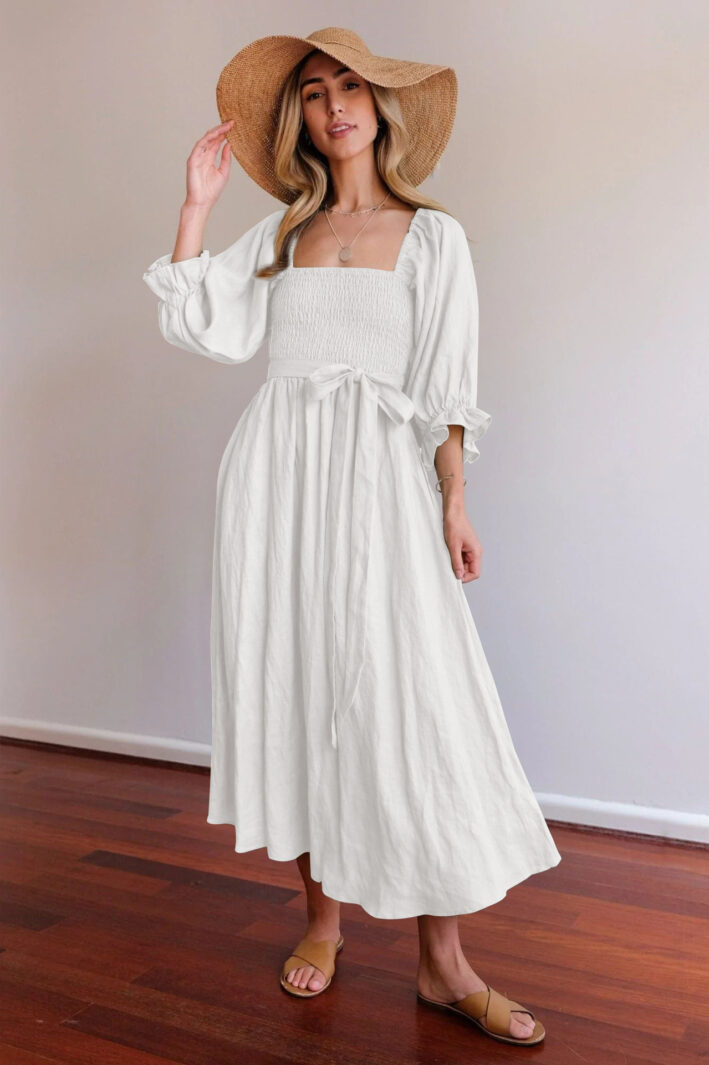 A-Line Cotton Dress