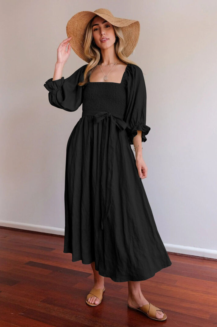 A-Line Cotton Dress