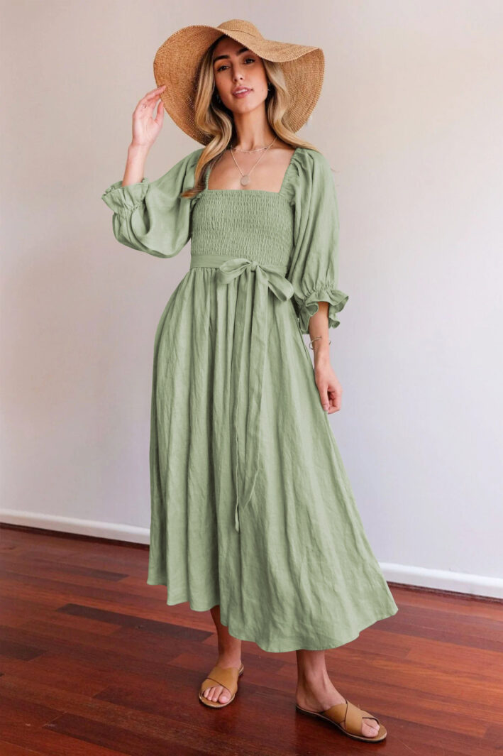 A-Line Cotton Dress