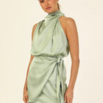 Satin Evening Dress