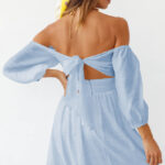 Puff Sleeve Frill Dress