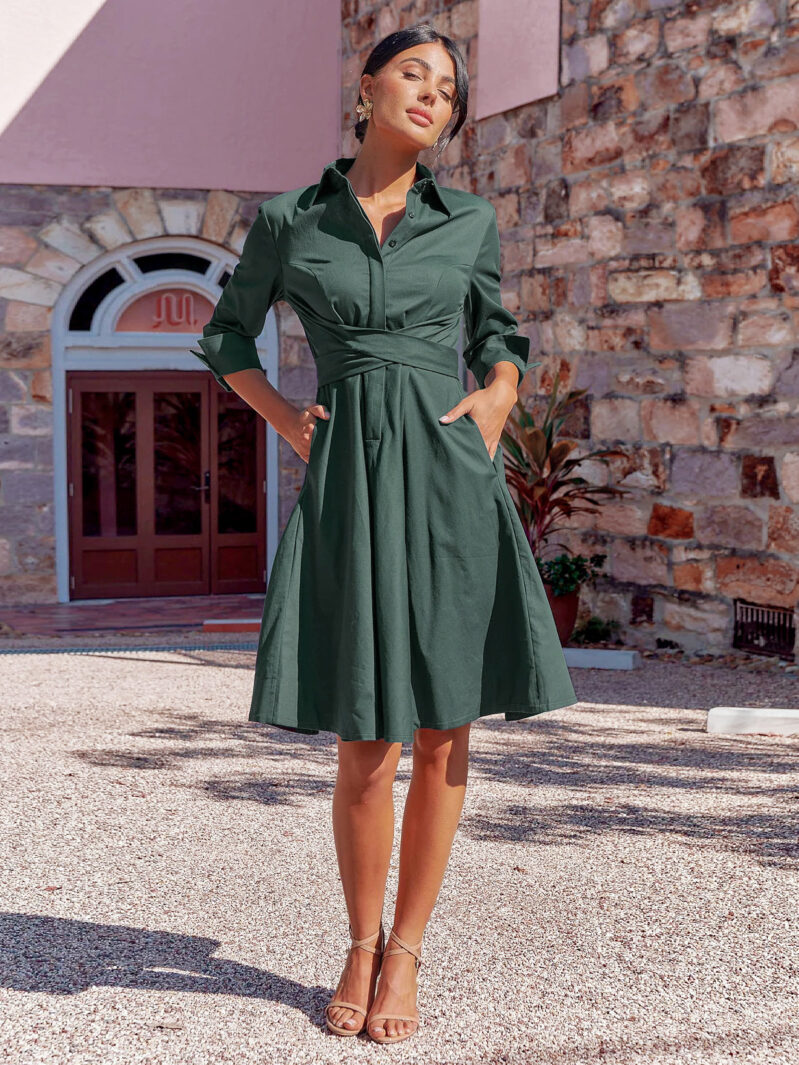 Classy Shirt Dress