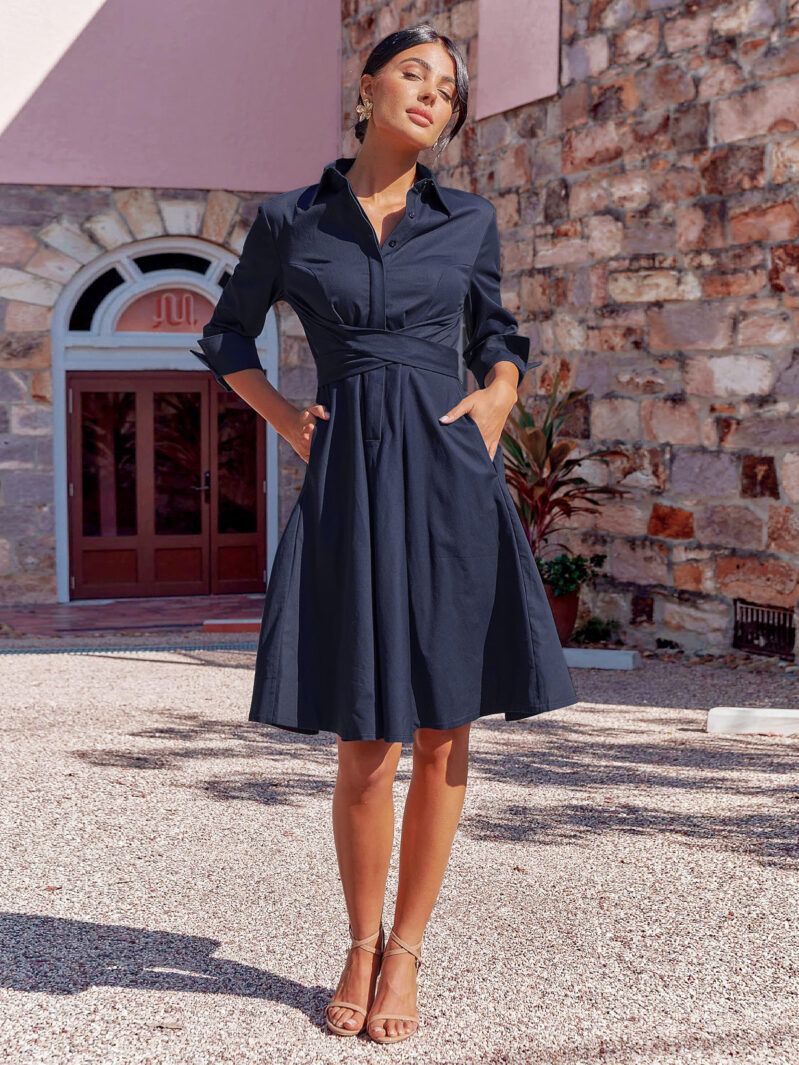 Classy Shirt Dress