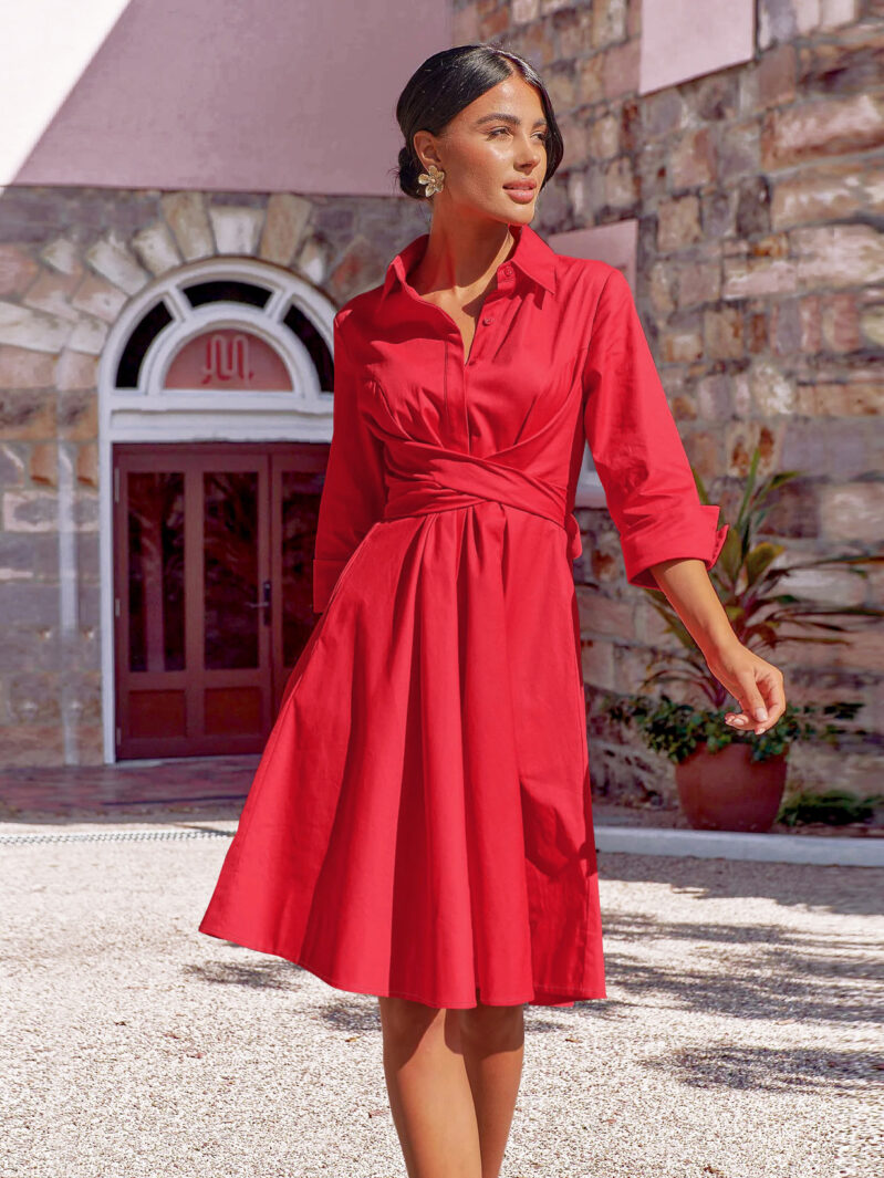 Classy Shirt Dress