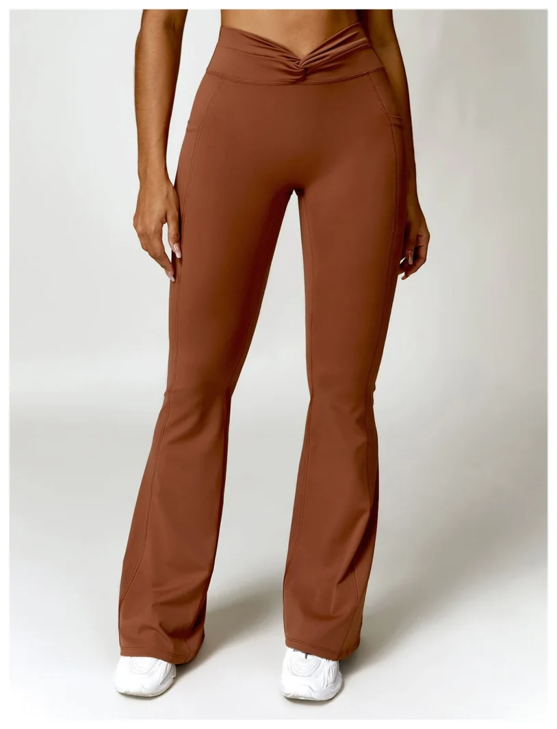 Wide Leg Flared Pants