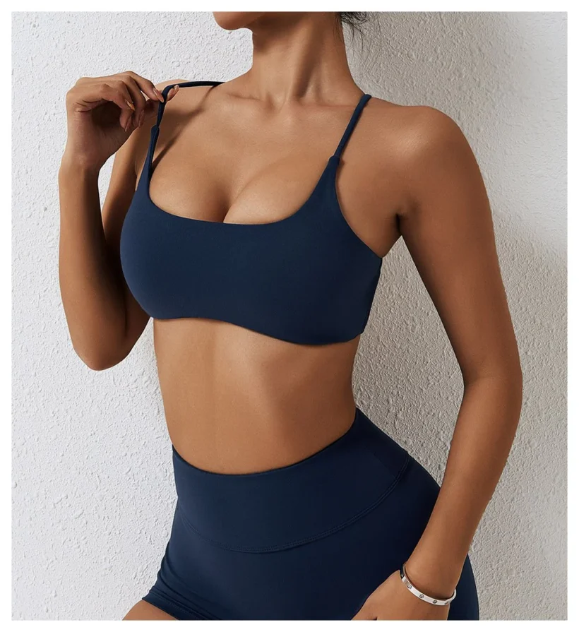 Cross Back Yoga Bra