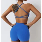 Cross Back Yoga Bra