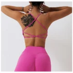 Cross Back Yoga Bra