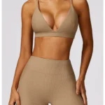 Deep V Yoga Bra