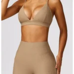 Deep V Yoga Bra