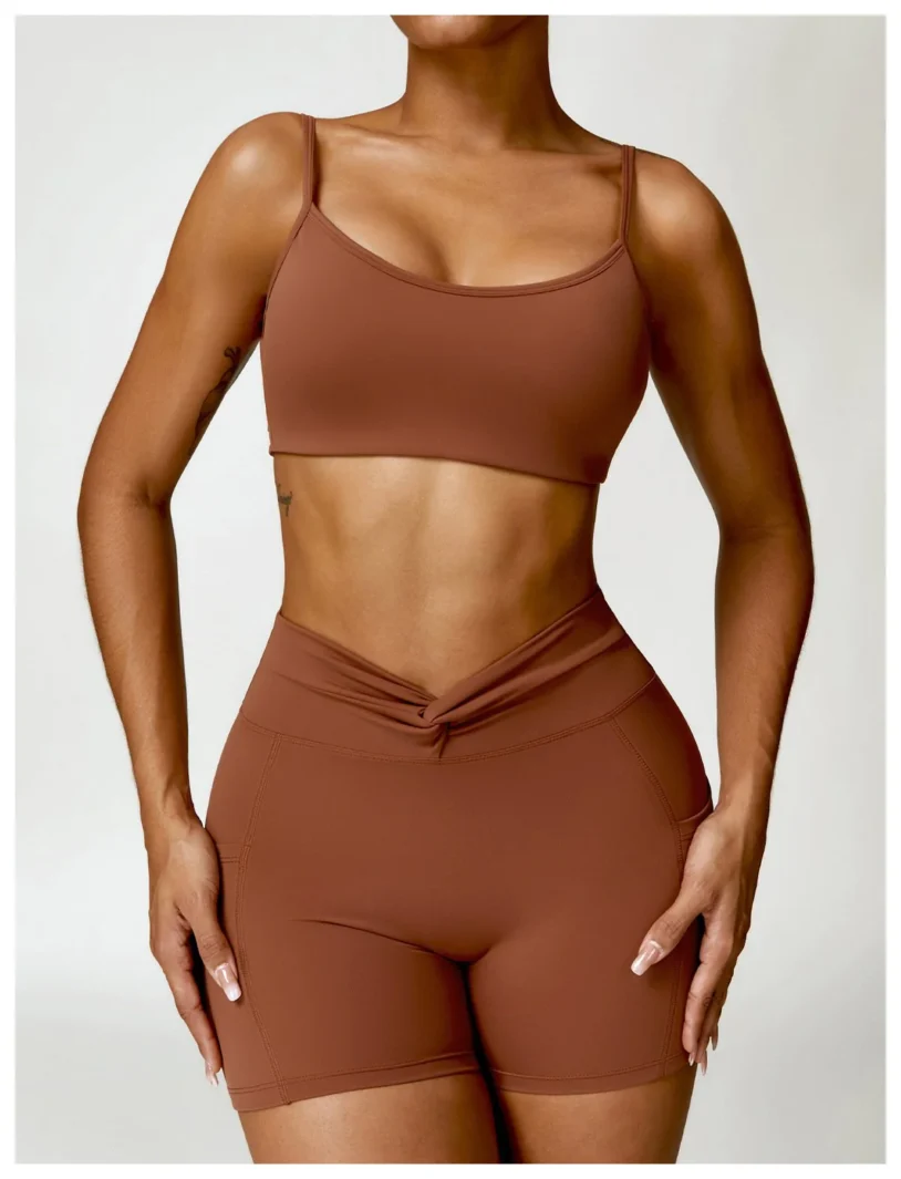 Criss Cross Yoga Bra