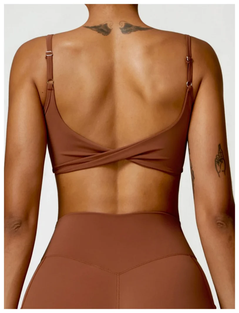 Criss Cross Yoga Bra