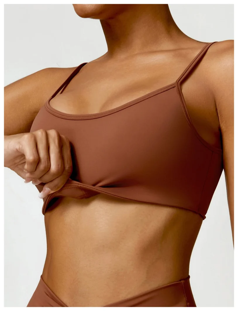 Criss Cross Yoga Bra