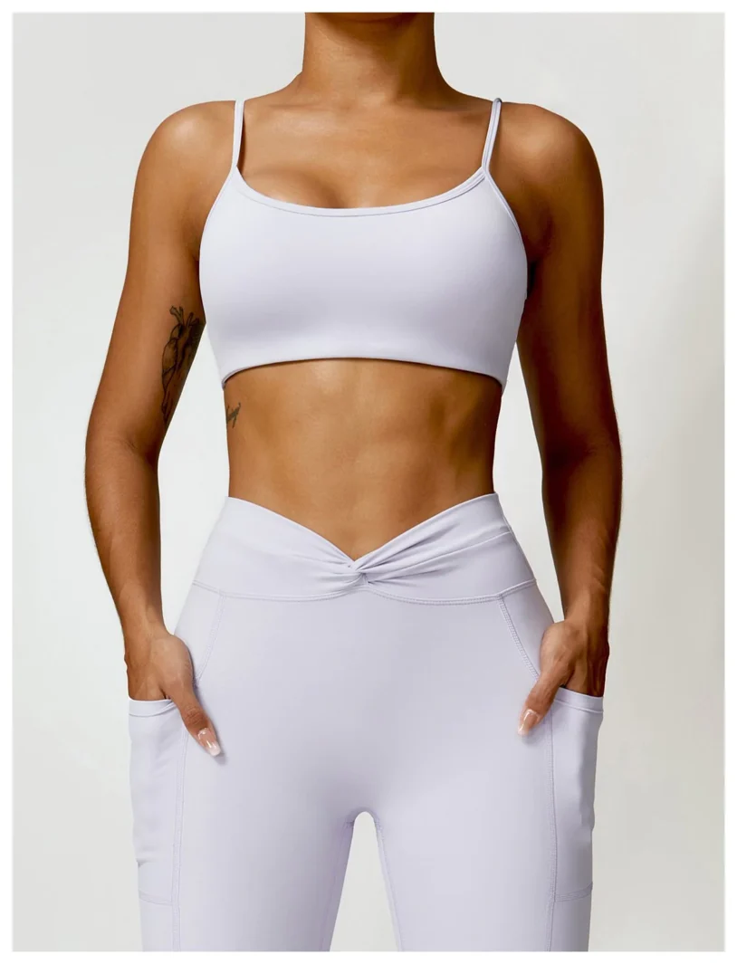 Criss Cross Yoga Bra