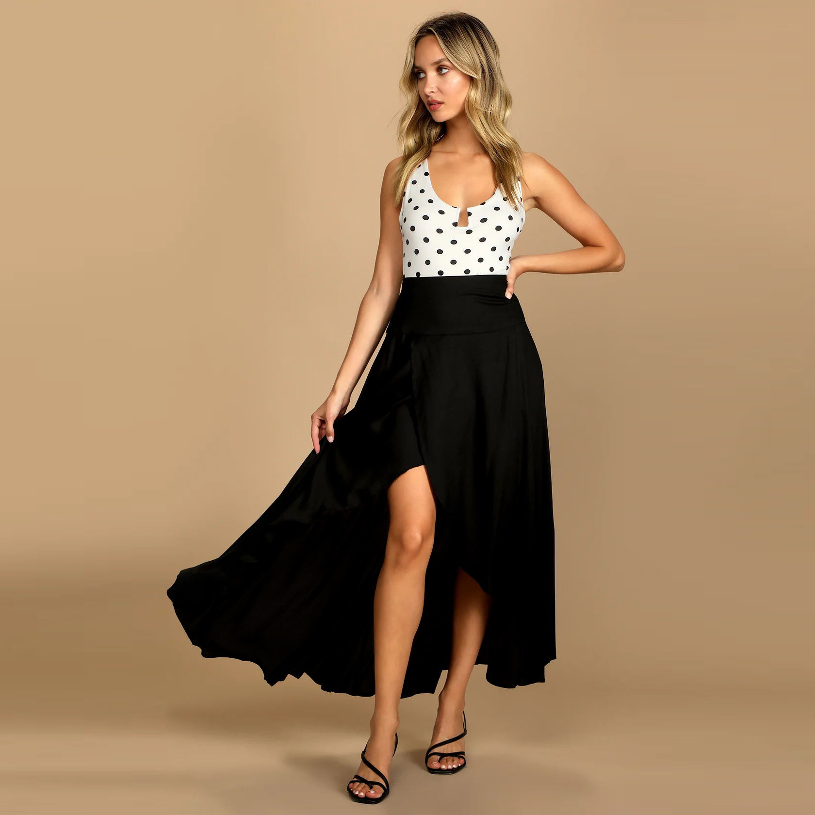 Summer Chic High Low Skirt