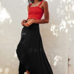 Summer Chic High Low Skirt