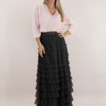 Elegant Mesh Fluffy Skirt