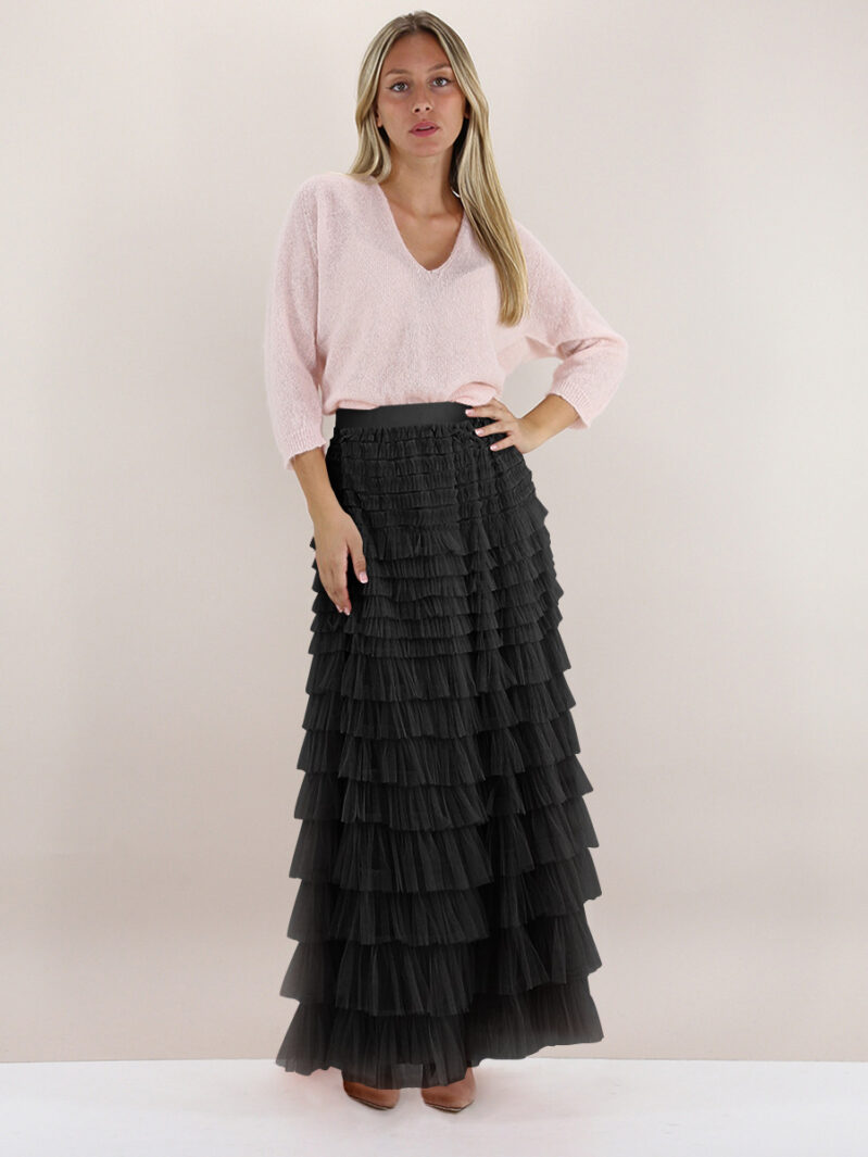 Elegant Mesh Fluffy Skirt