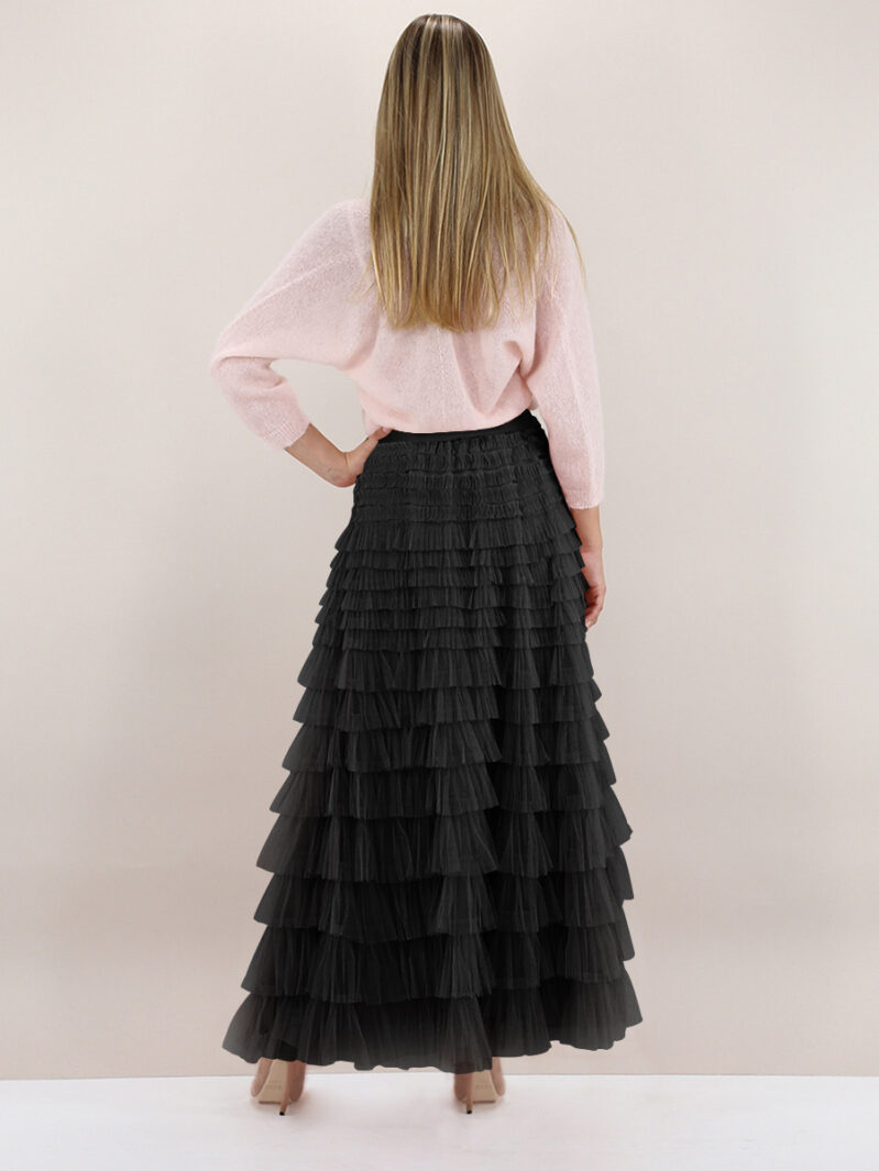 Elegant Mesh Fluffy Skirt