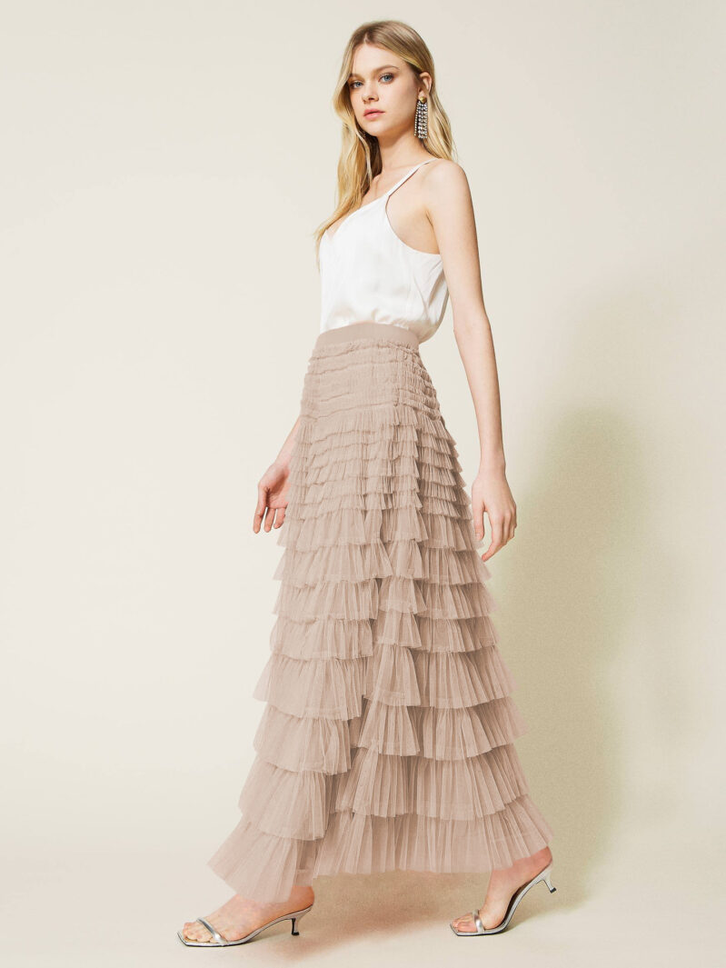 Elegant Mesh Fluffy Skirt