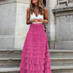 Elegant Mesh Fluffy Skirt