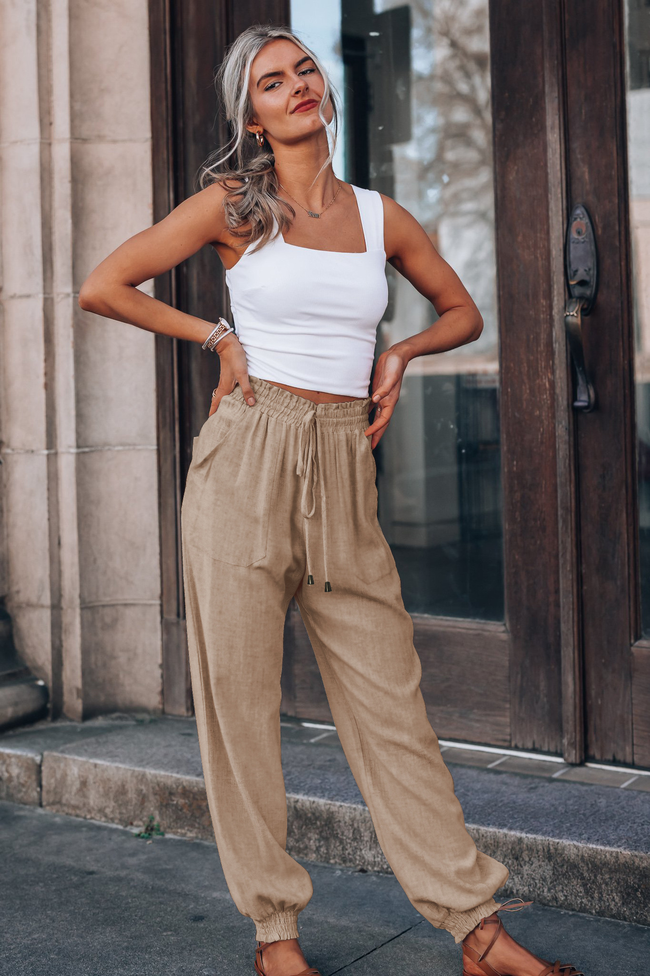 Casual Cotton Trousers